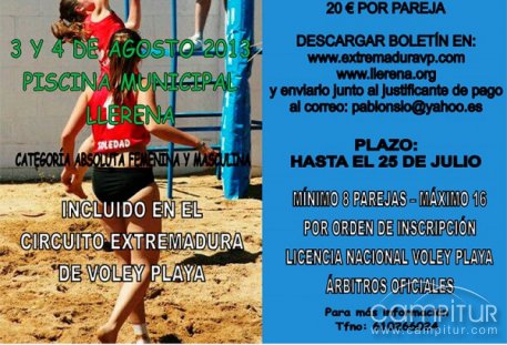 I Torneo de Vóley Playa “Ciudad de Llerena” 